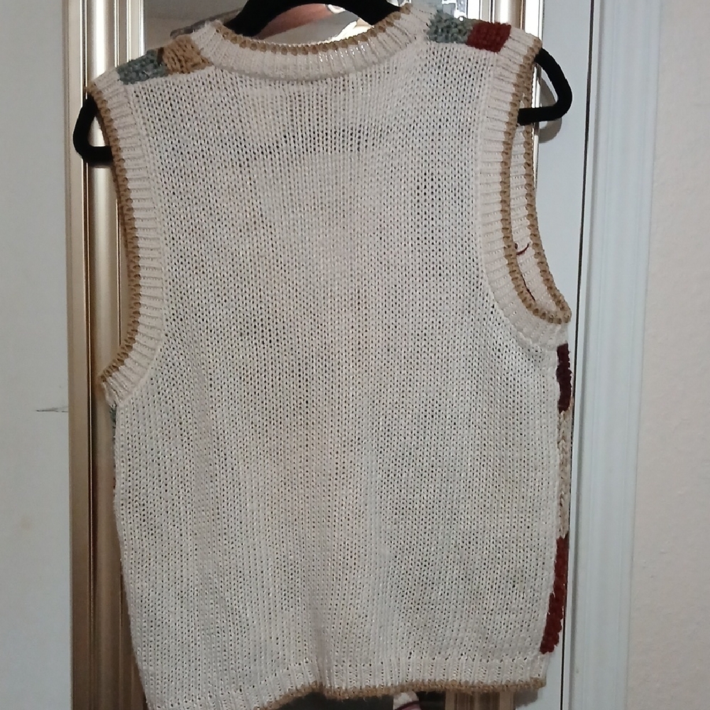 Patchwork Knit Vest - Picture 4 of 13